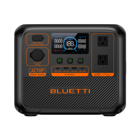 BLUETTI Premium 80 Portable Power Station 864Wh 1000W Solar Generator