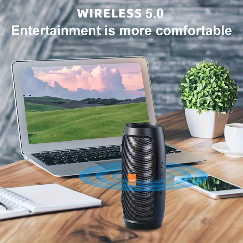 NNETM Outdoor Dual-Channel Heavy Bass Wireless Speaker