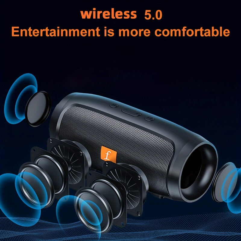 NNETM Outdoor Dual-Channel Heavy Bass Wireless Speaker